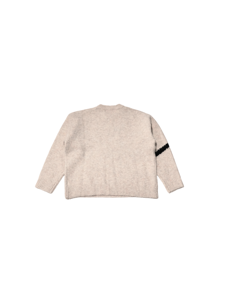 flow diagonally ribbon knit