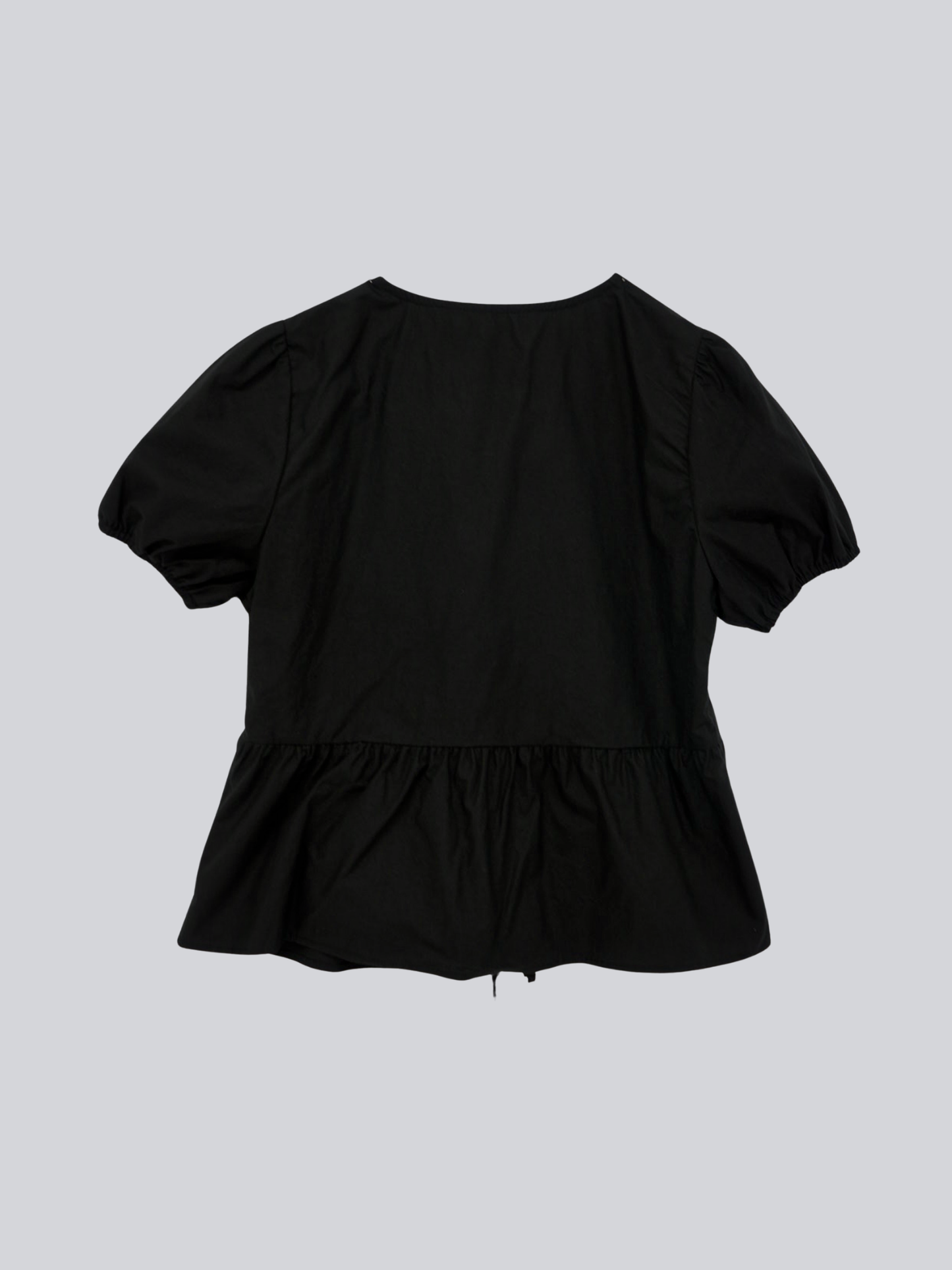 ribbon flare blouse