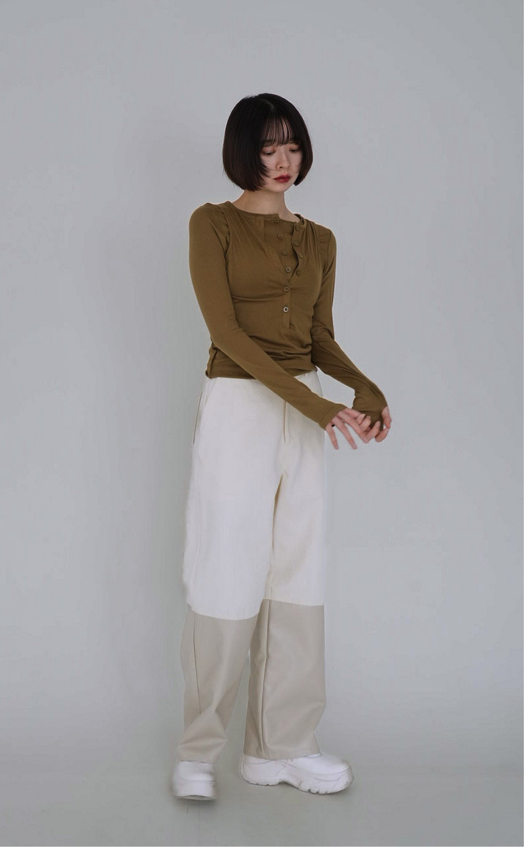 cutout layered tee