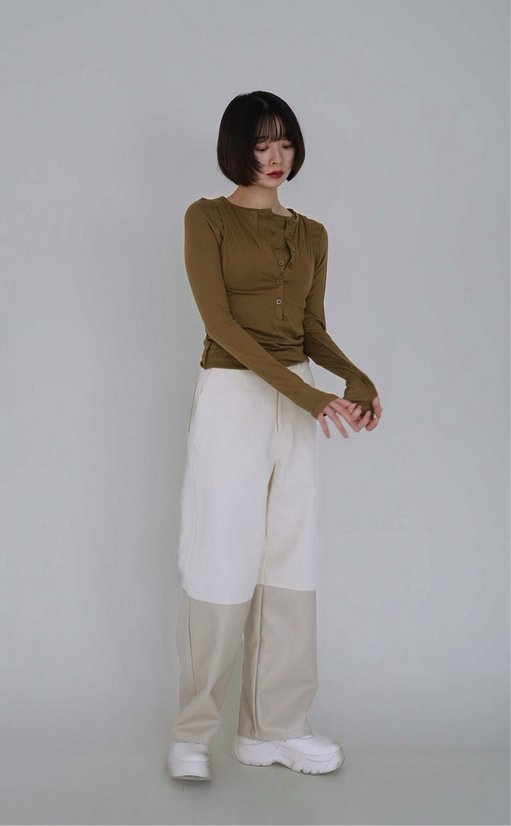 cutout layered tee