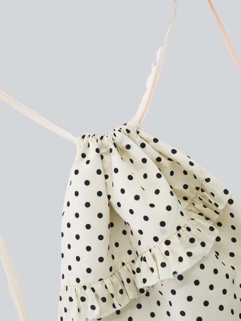 【 6月上旬発送予定 】dot frill nap sack