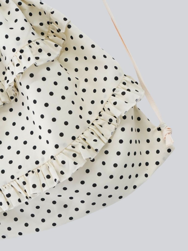 【 6月上旬発送予定 】dot frill nap sack