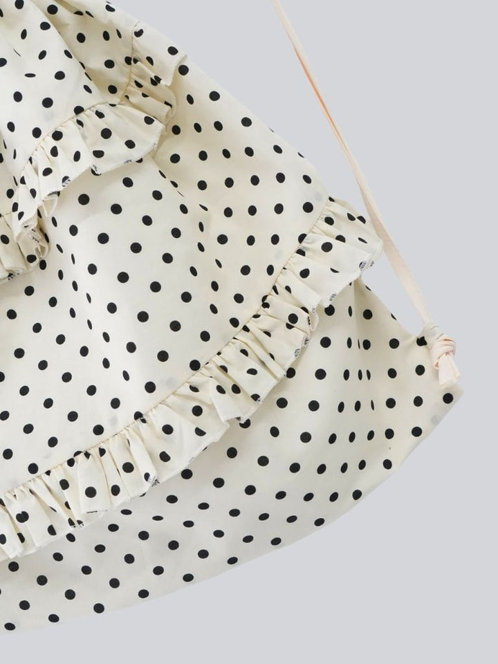 【 6月上旬発送予定 】dot frill nap sack