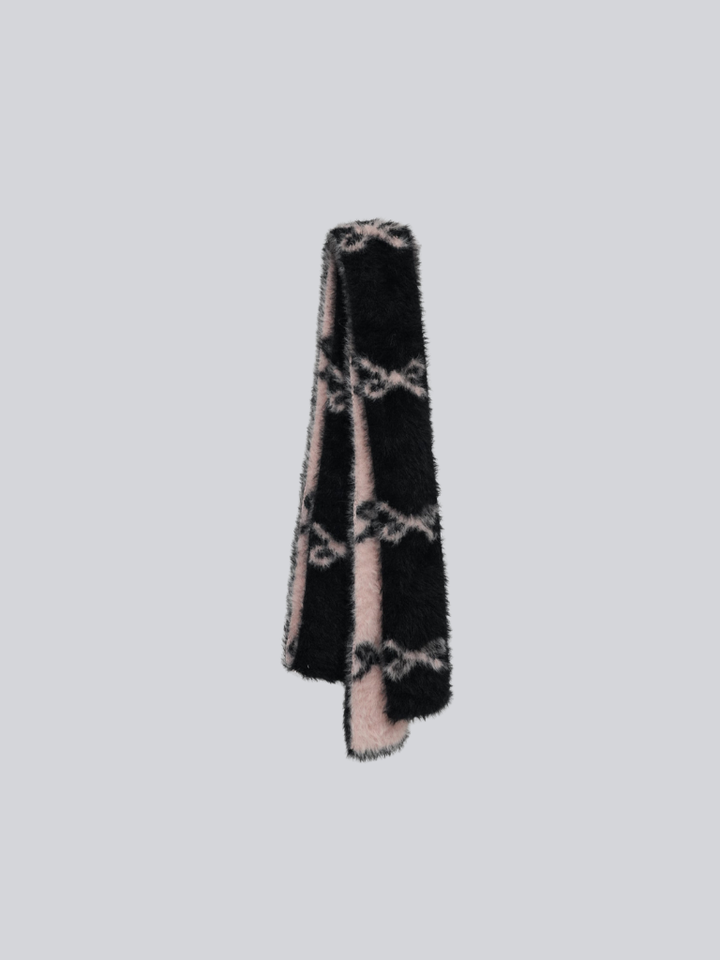 【 9/4 12時再販】ribbon fur scarf【9月中旬発送予定】