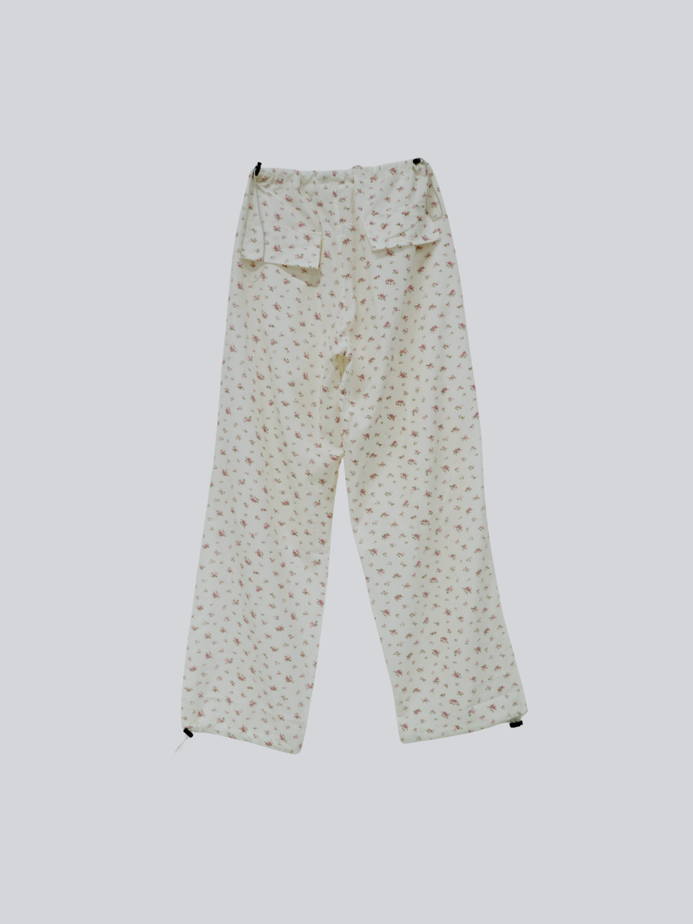 floral wide pants