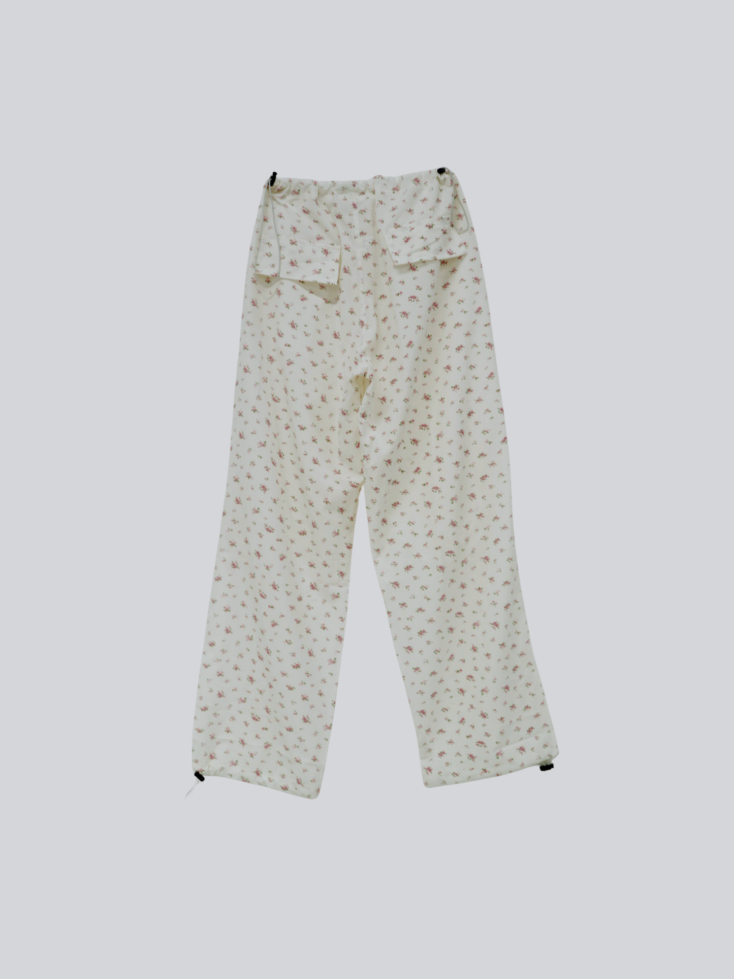floral wide pants