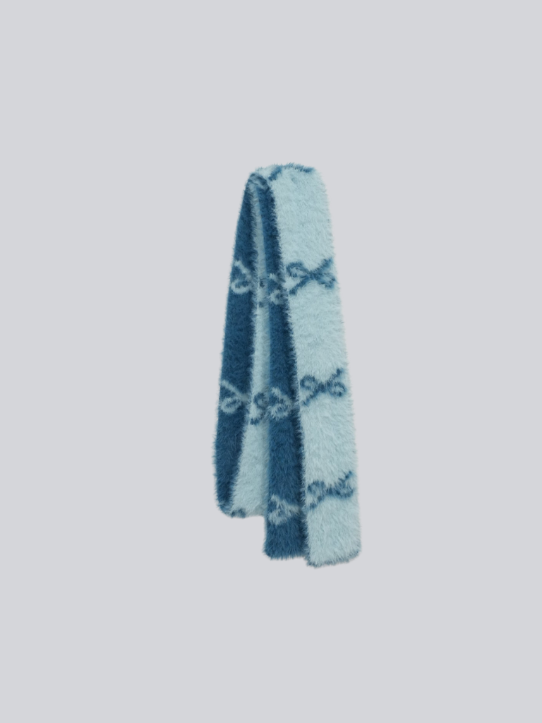 【 9/4 12時再販】ribbon fur scarf【9月中旬発送予定】