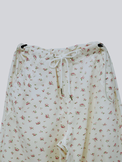 floral wide pants