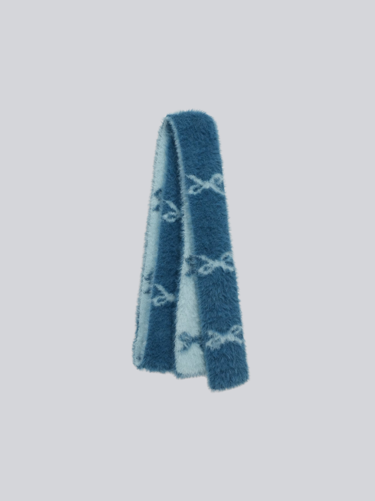 【 9/4 12時再販】ribbon fur scarf【9月中旬発送予定】