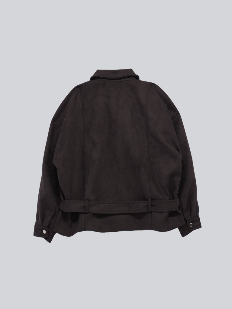 suede biker jacket