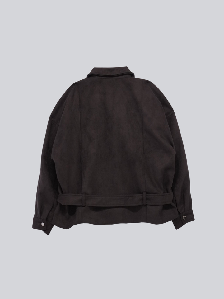 suede biker jacket