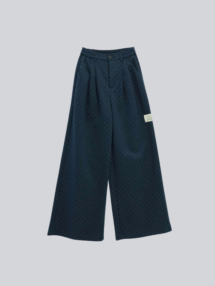 【 10月上旬発送予定 】dot pattern wide slacks