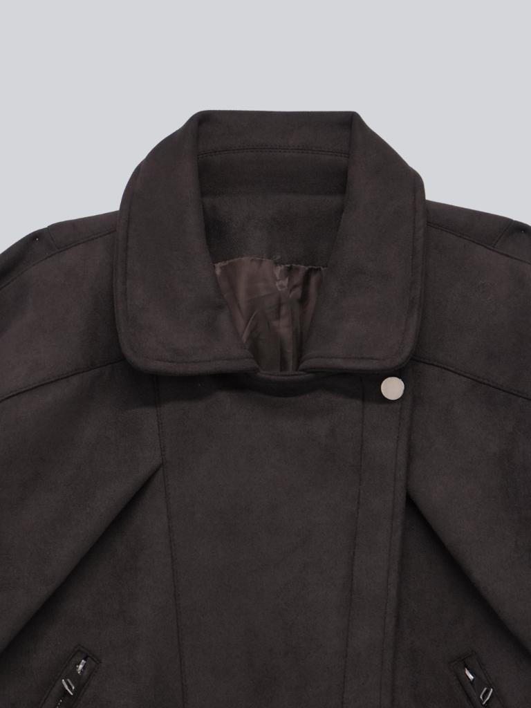 suede biker jacket