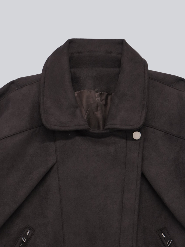 suede biker jacket