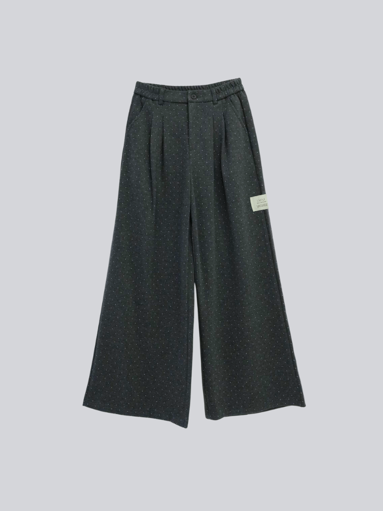 【 10月上旬発送予定 】dot pattern wide slacks