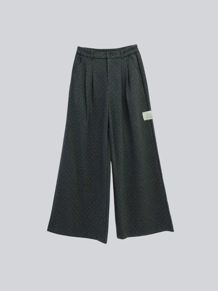 【 10月上旬発送予定 】dot pattern wide slacks