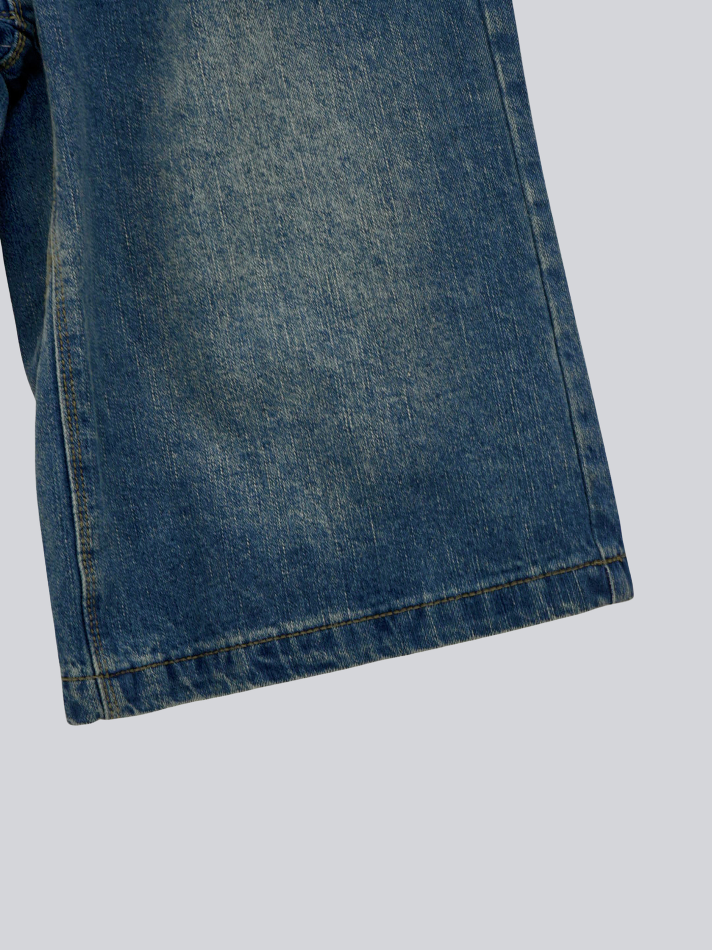 denim bermuda pants