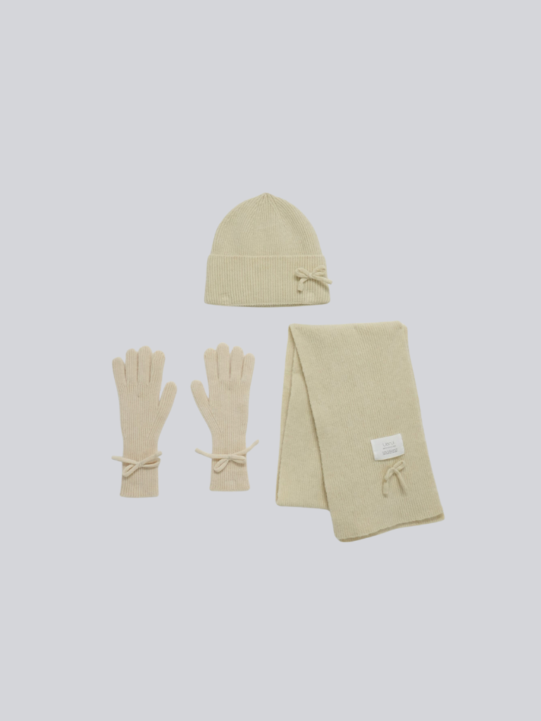 【 9/4 12時再販】ribbon knit 3piece set【9月中旬発送予定】