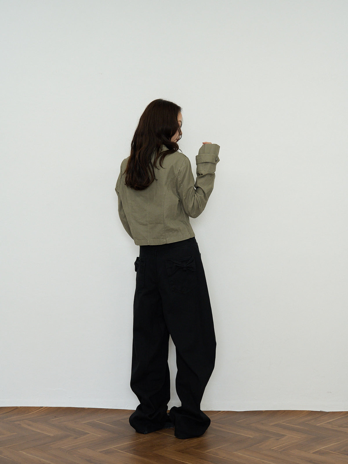napoleon button short jacket