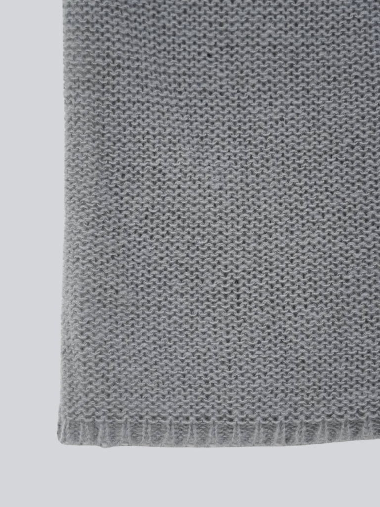 ribbon wrap knit skirt