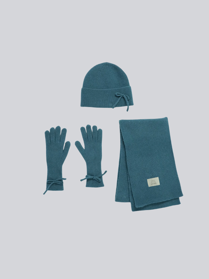 【10月中旬発送予定】ribbon knit 3piece set