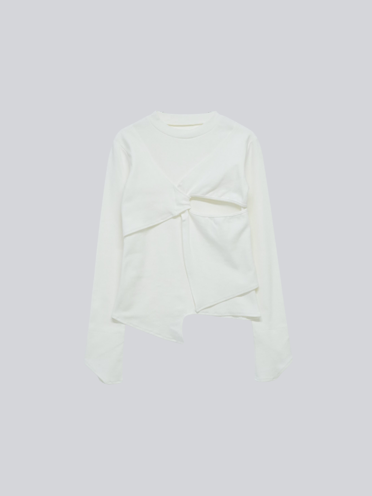 twist design long tee