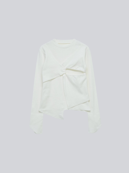 twist design long tee