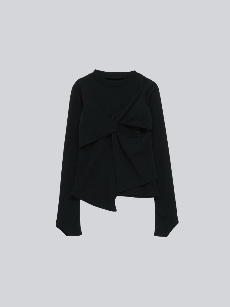 twist design long tee