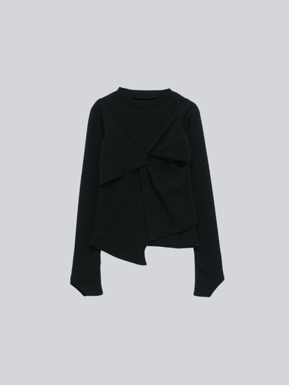 twist design long tee