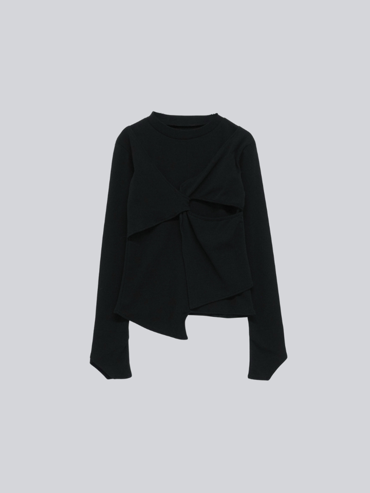 twist design long tee