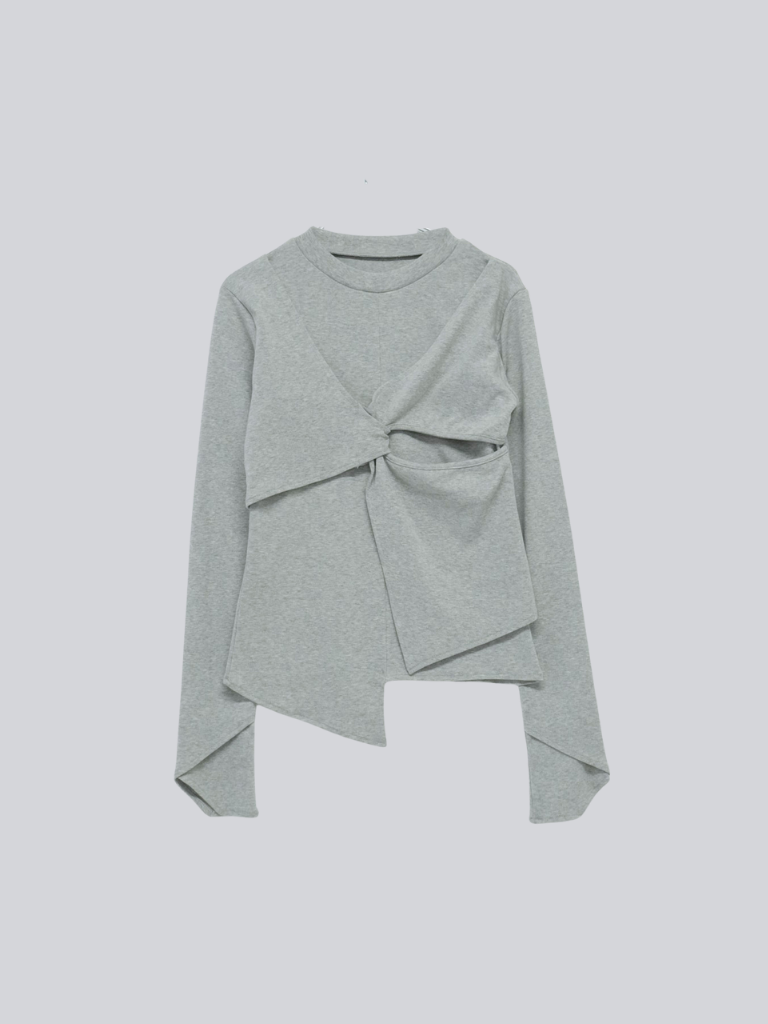 twist design long tee