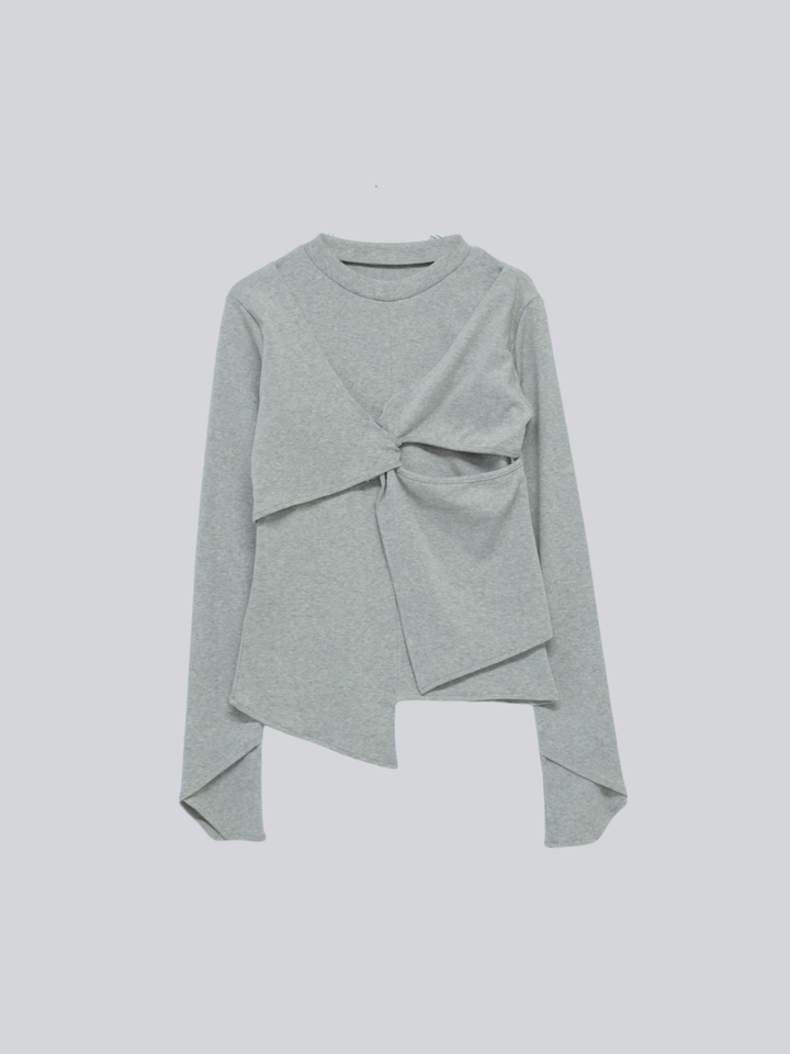 twist design long tee