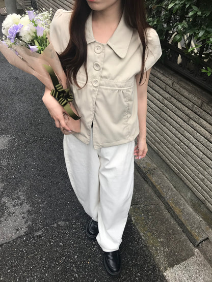 button blouse top