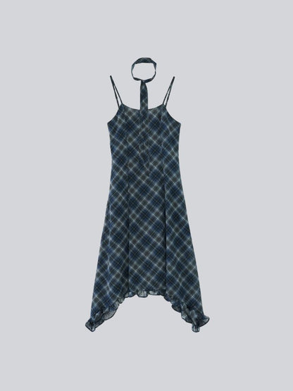 tie set check cami one piece