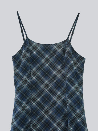 tie set check cami one piece