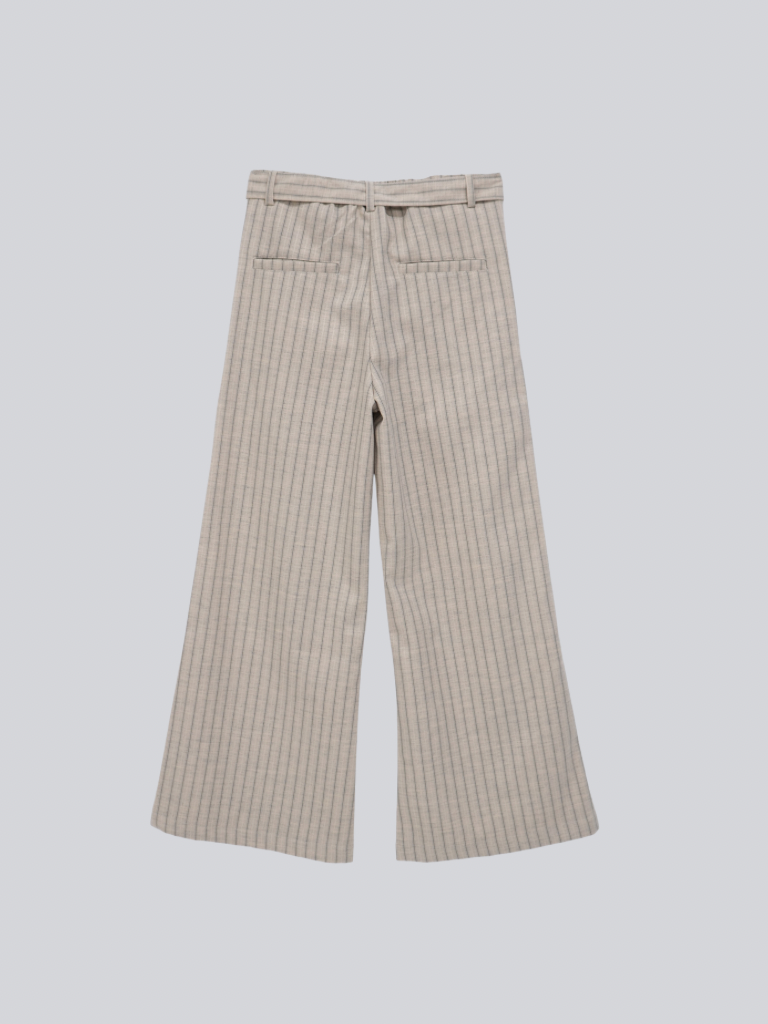 stripe wide pants