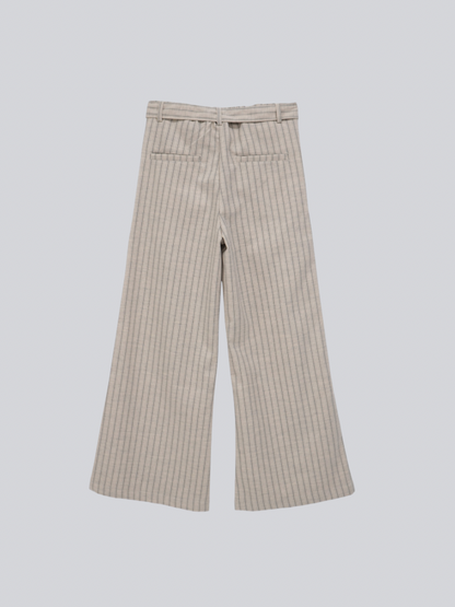 stripe wide pants