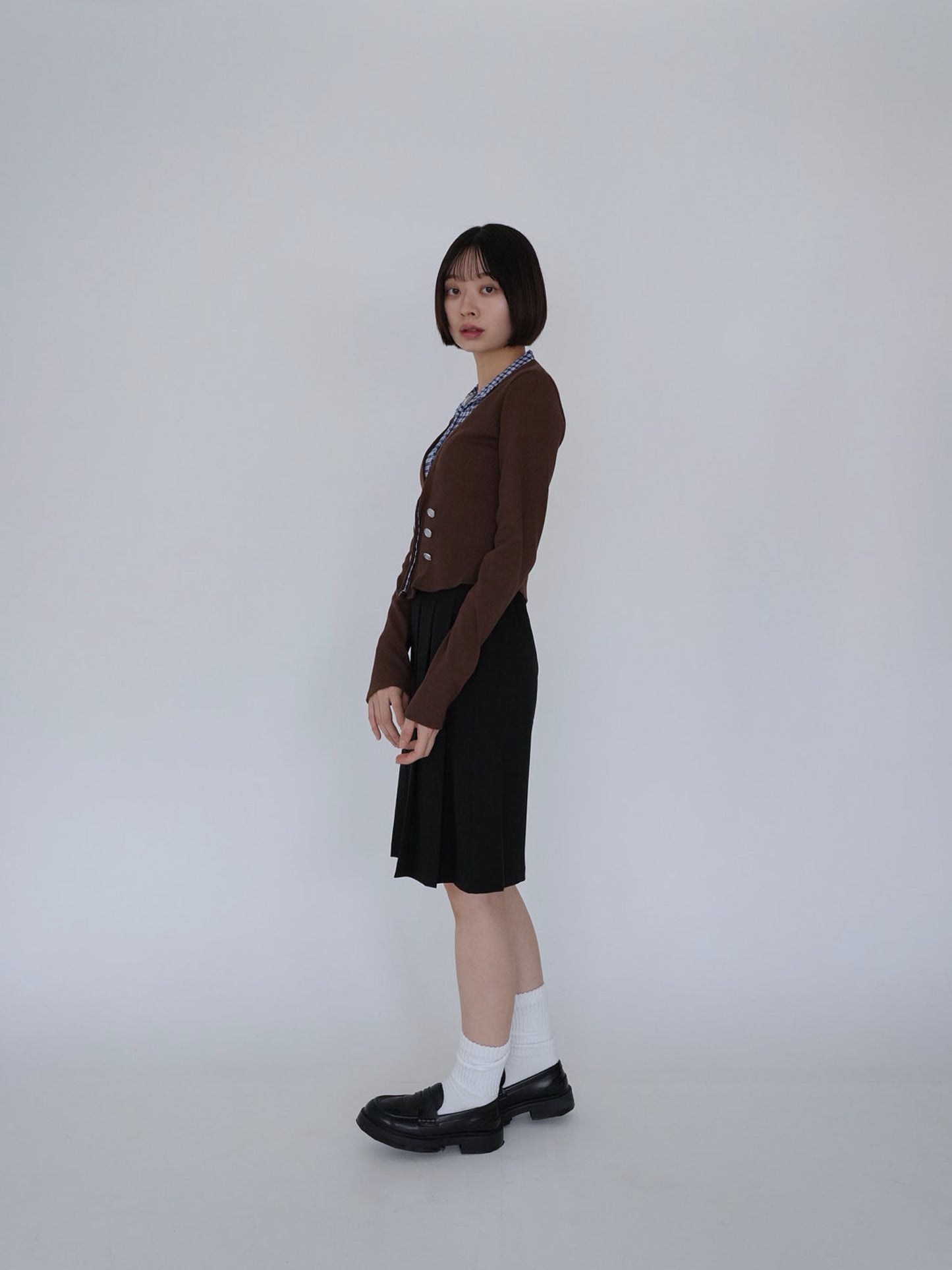 layered cropped jacket