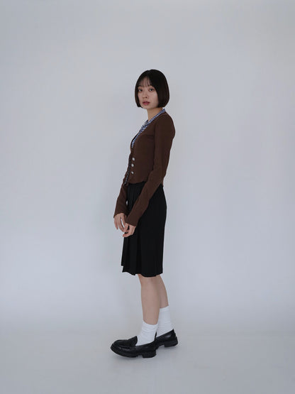 layered cropped jacket