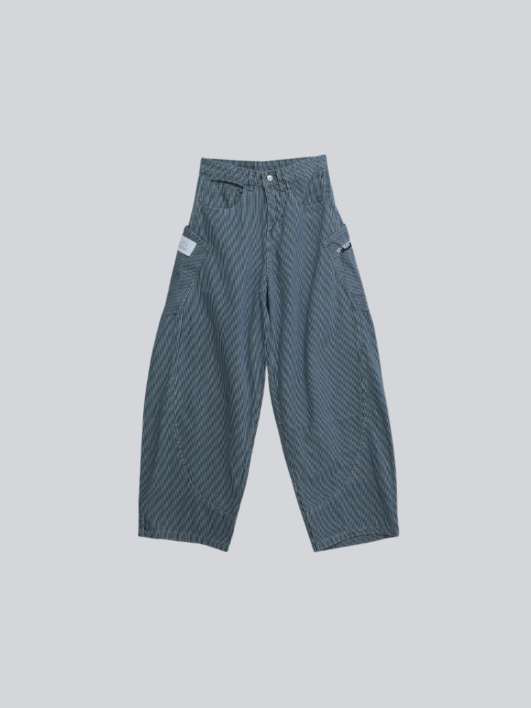 【 10月上旬発送予定 】hickory stripe wide pants