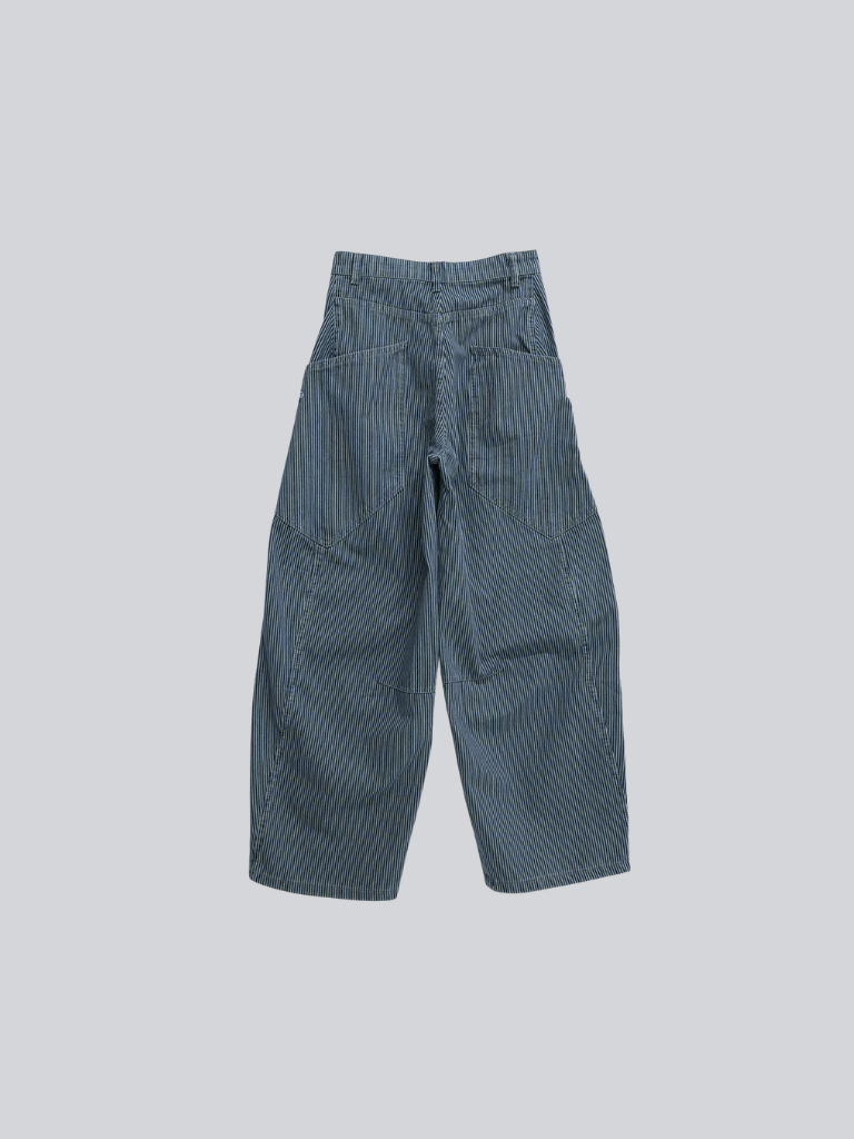 【 10月上旬発送予定 】hickory stripe wide pants