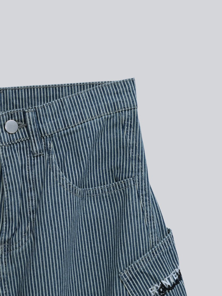 【 10月上旬発送予定 】hickory stripe wide pants