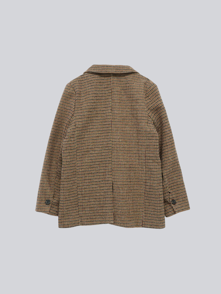 houndstooth oversized jacket