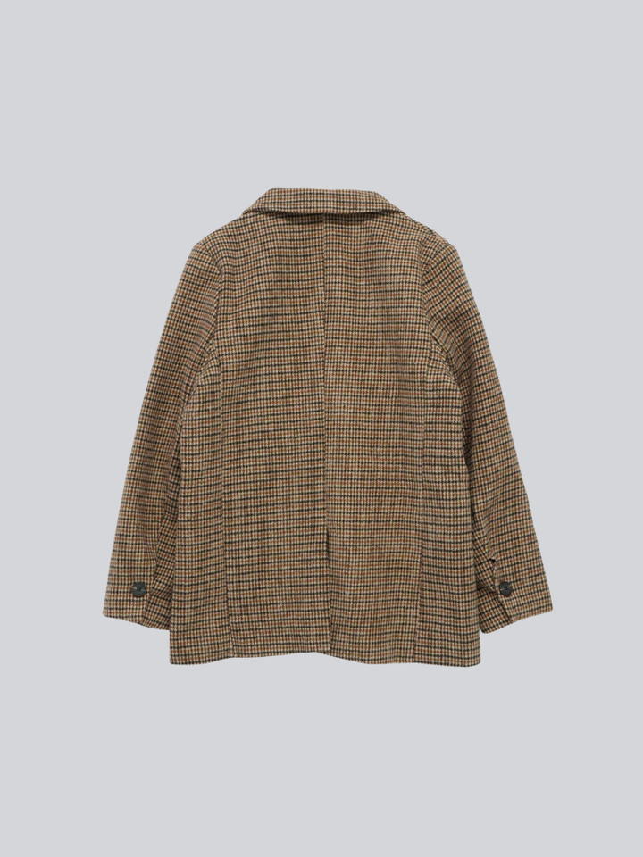 houndstooth oversized jacket
