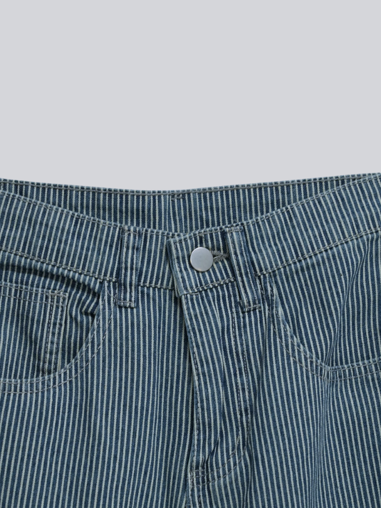 【 10月上旬発送予定 】hickory stripe wide pants