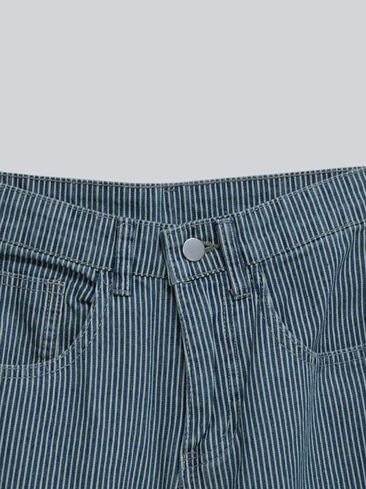 【 10月上旬発送予定 】hickory stripe wide pants