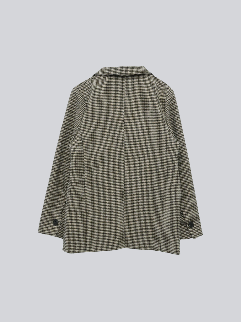 houndstooth oversized jacket