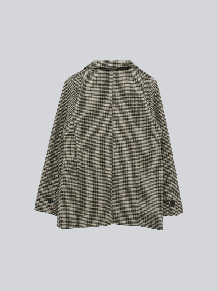 houndstooth oversized jacket