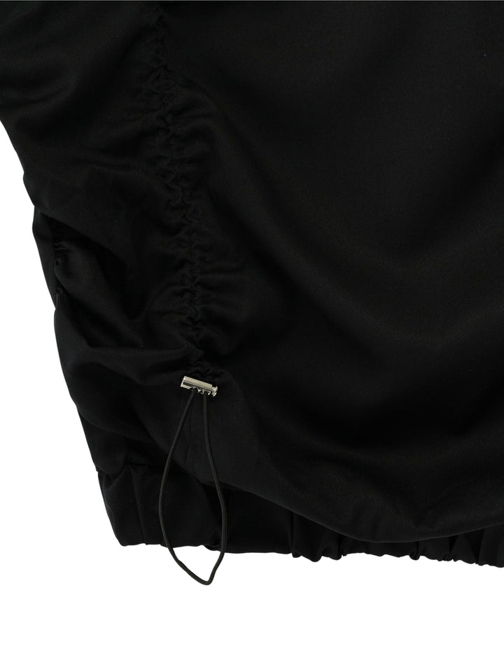 【9月10日発送予定】drawstring gather hoodie