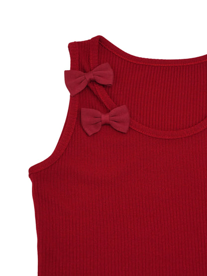 decoration ribbon tank top